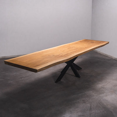 Baumscheiben Esstisch Sipo  - 330 x 90 x 7 cm