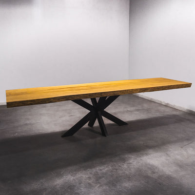 Baumscheiben Esstisch Bilinga  - 300 x 90 x 7 cm