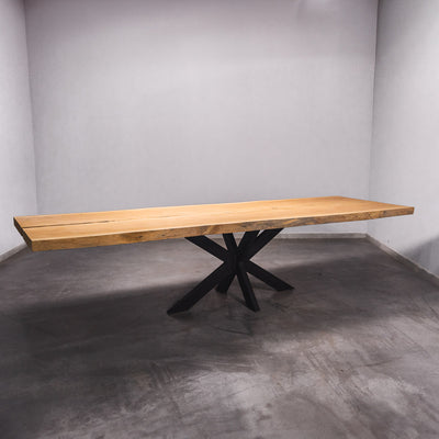 Baumscheiben Esstisch Sapelli - 340 x 115 x 7 cm