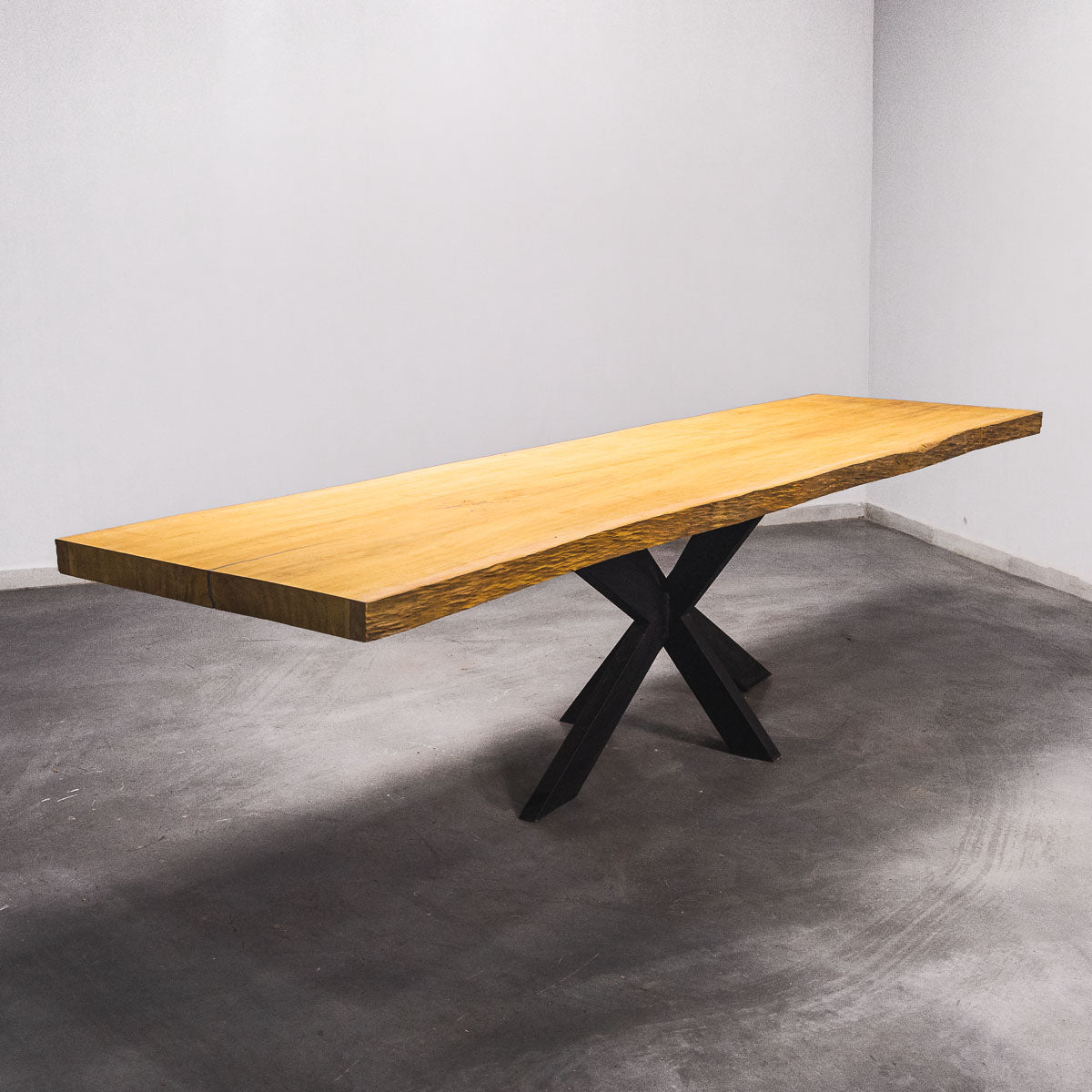 Baumscheiben Esstisch Bilinga  - 300 x 90 x 7 cm