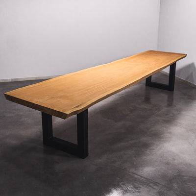 Baumscheiben Esstisch Sipo  - 430 x 110 x 7 cm