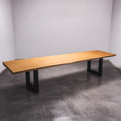 Baumscheiben Esstisch Sipo  - 380 x 120 x 7 cm
