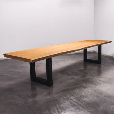 Baumscheiben Esstisch Sipo  - 380 x 120 x 7 cm