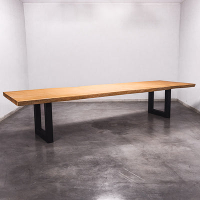 Baumscheiben Esstisch Sipo  - 400 x 120 x 7 cm