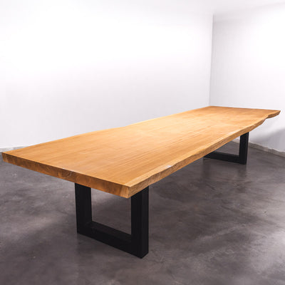 Baumscheiben Esstisch Sipo  - 400 x 120 x 7 cm
