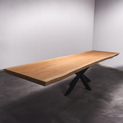 Baumscheiben Esstisch Sapelli - 360 x 100 x 7 cm