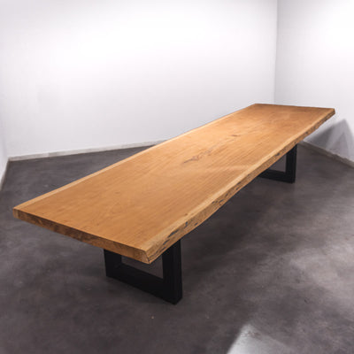 Baumscheiben Esstisch Sapelli - 440 x 125 x 7 cm