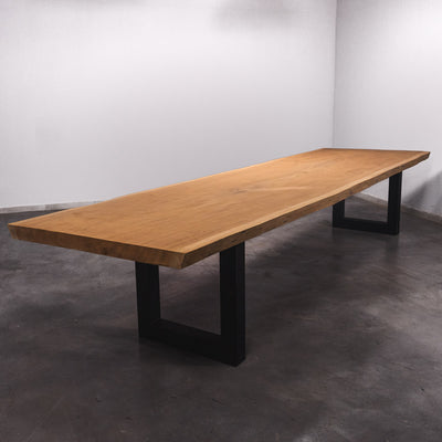 Baumscheiben Esstisch Sapelli - 430 x 120 x 7 cm