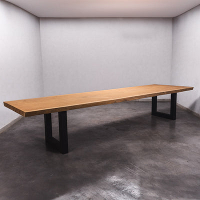 Baumscheiben Gartentisch Sapelli - 430 x 120 x 7 cm