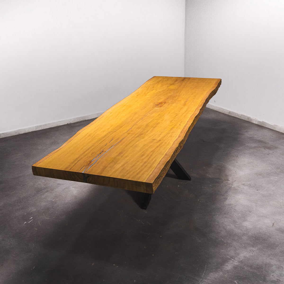 Baumscheiben Esstisch Bilinga  - 300 x 95 x 7 cm