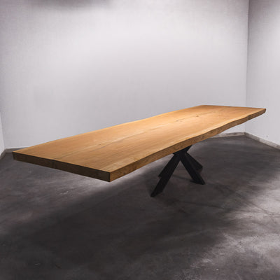 Baumscheiben Esstisch Sapelli - 360 x 110 x 7 cm