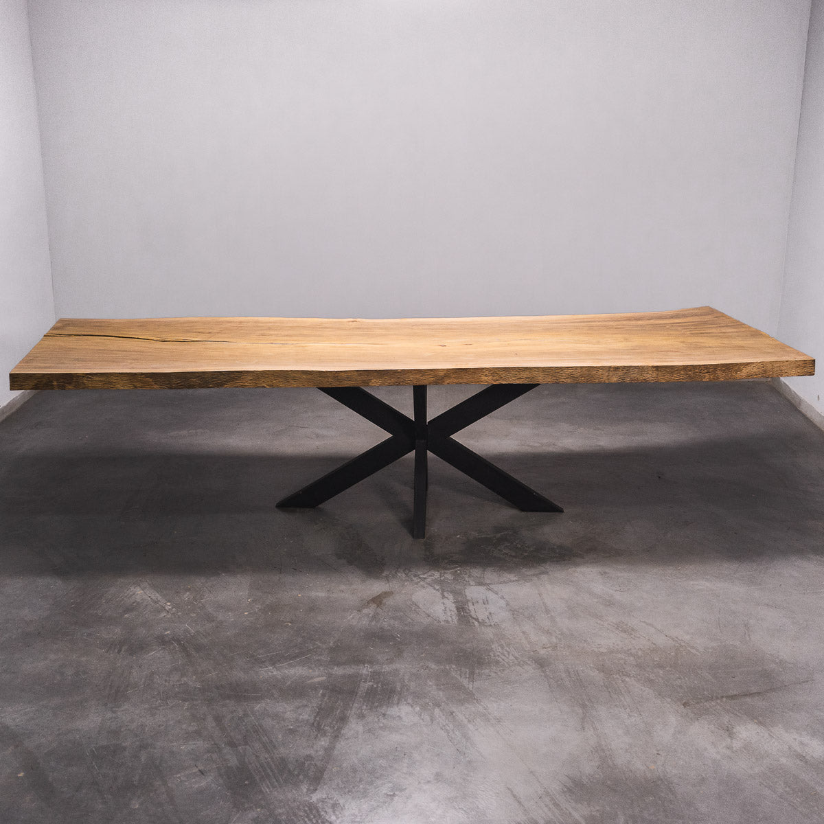 Baumscheiben Esstisch Sapelli - 380 x 95 x 7 cm