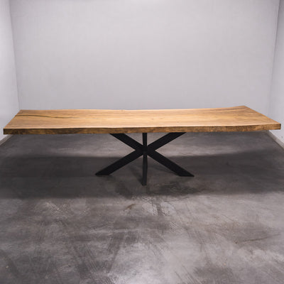 Baumscheiben Esstisch Sapelli - 380 x 95 x 7 cm