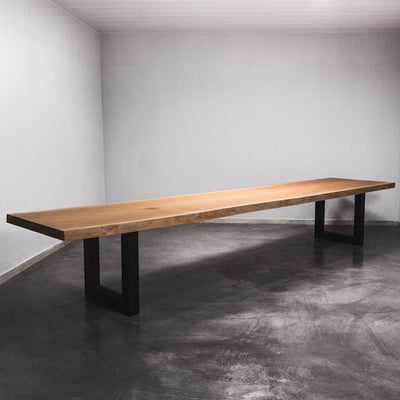 Baumscheiben Esstisch Sapelli - 480 x 100 x 7 cm