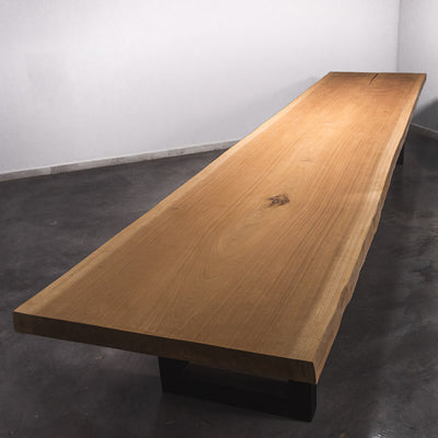 Baumscheiben Esstisch Sapelli - 480 x 100 x 7 cm