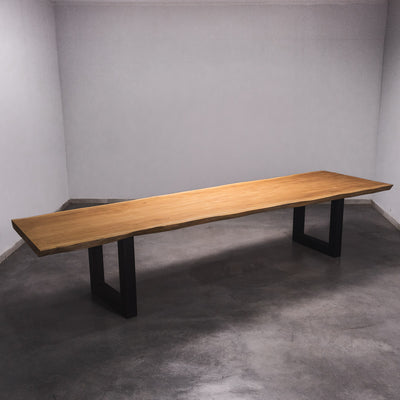 Baumscheiben Esstisch Sapelli - 390 x 105 x 7 cm