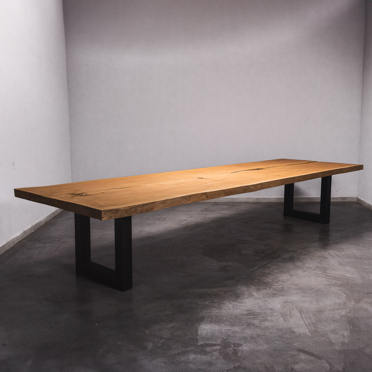 Baumscheiben Esstisch Sipo  - 415 x 130 x 7 cm