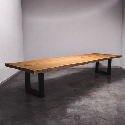 Baumscheiben Gartentisch Sipo  - 415 x 130 x 7 cm