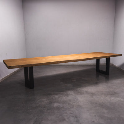 Baumscheiben Esstisch Sipo  - 425 x 125 x 7 cm