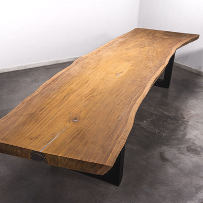 Baumscheiben Gartentisch Tali  - 390 x 110 x 7 cm