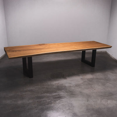 Baumscheiben Esstisch Sipo  - 350 x 90 x 7 cm