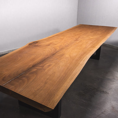 Baumscheiben Esstisch Sipo  - 350 x 90 x 7 cm