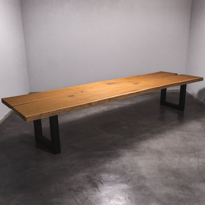 Baumscheiben Esstisch Sipo  - 430 x 120 x 7 cm