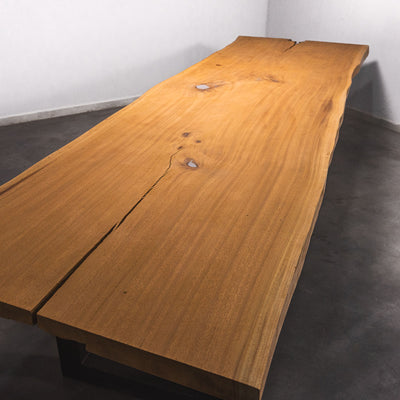 Baumscheiben Esstisch Sipo  - 430 x 120 x 7 cm