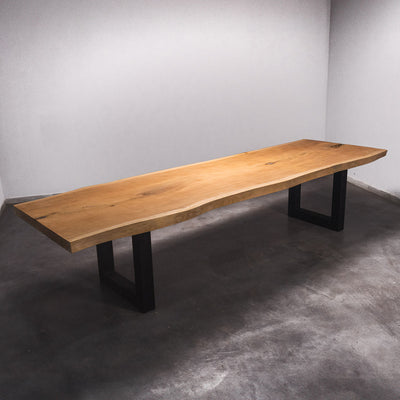 Baumscheiben Gartentisch Sapelli - 360 x 110 x 7 cm