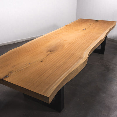Baumscheiben Esstisch Sapelli - 360 x 110 x 7 cm