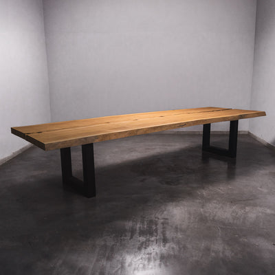 Baumscheiben Esstisch Sapelli - 390 x 115 x 7 cm