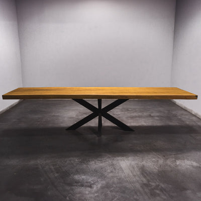 Baumscheiben Esstisch Bilinga  - 320 x 85 x 7 cm