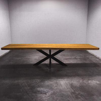Baumscheiben Gartentisch Bilinga  - 320 x 85 x 7 cm