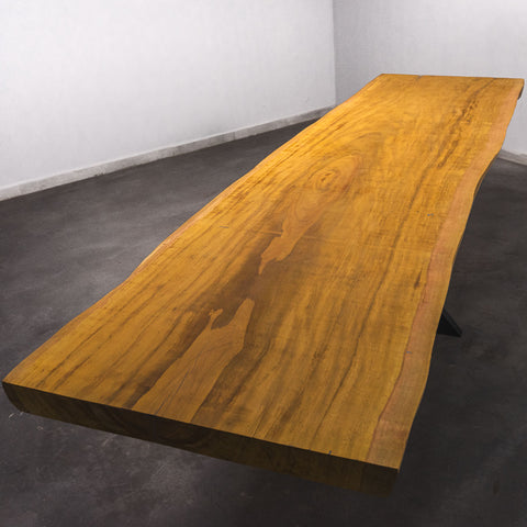 Baumscheiben Esstisch Bilinga  - 320 x 85 x 7 cm
