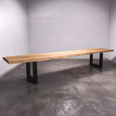 Baumscheiben Gartentisch Sapelli - 460 x 90 x 7 cm