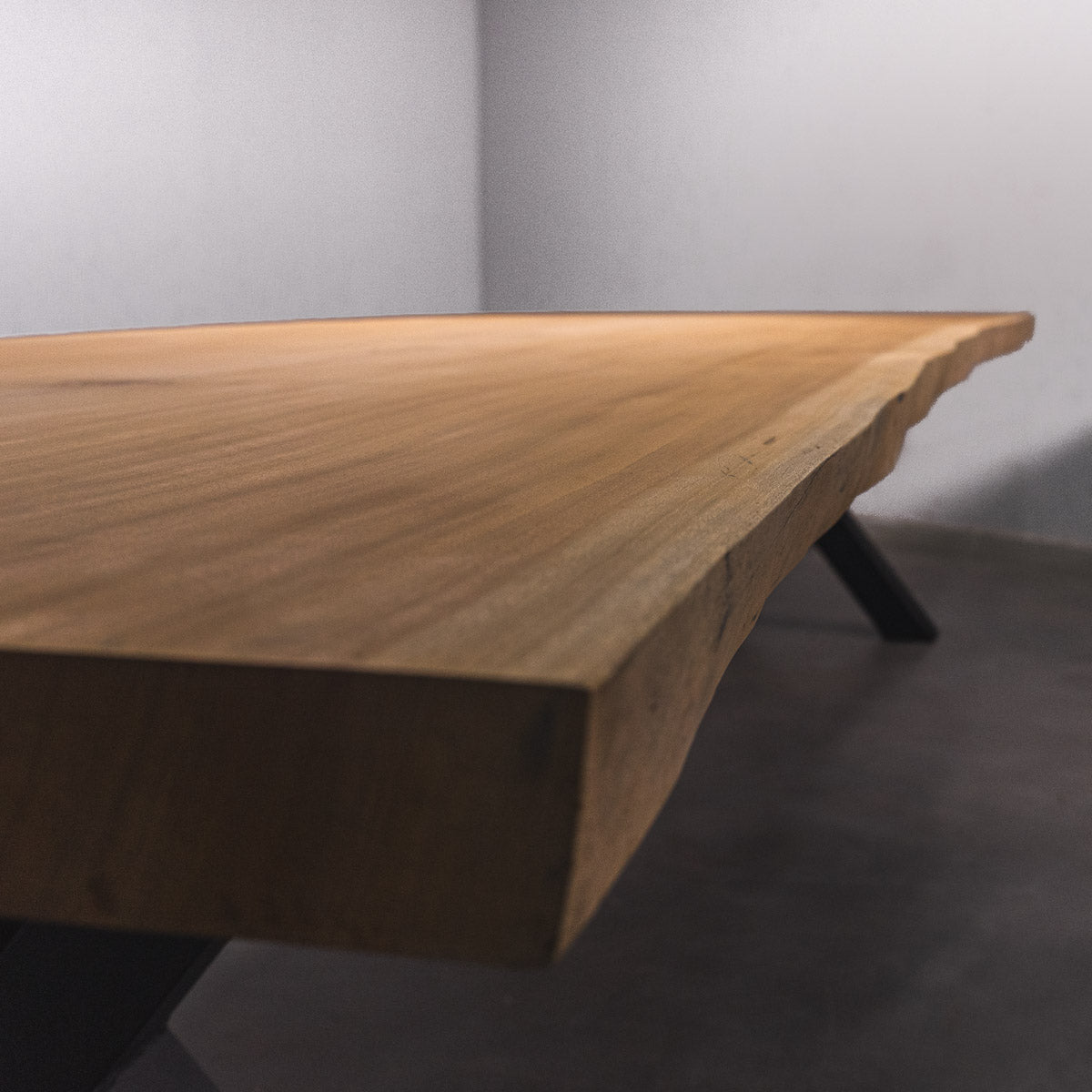 Baumscheiben Esstisch Sapelli - 400 x 110 x 7 cm
