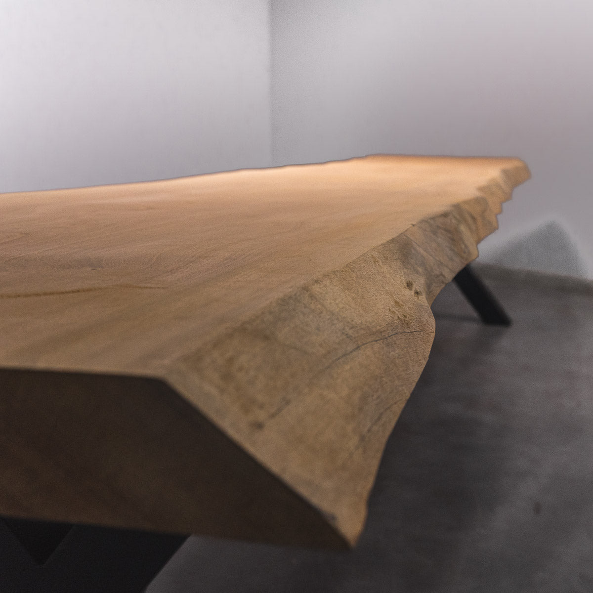 Baumscheiben Esstisch Sapelli - 400 x 85 x 7 cm