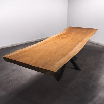 Baumscheiben Esstisch Sipo  - 290 x 95 x 7 cm