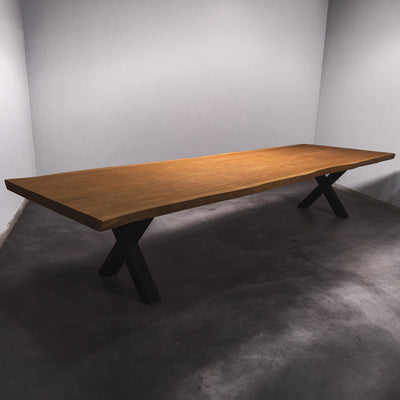 Baumscheiben Esstisch Sipo  - 420 x 130 x 7 cm