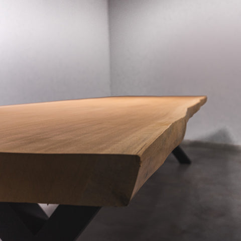 Baumscheiben Esstisch Sapelli - 360 x 105 x 7 cm