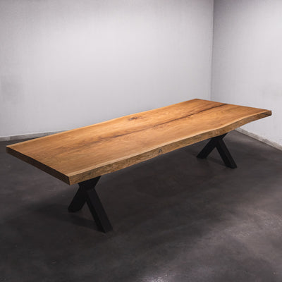 Baumscheiben Esstisch Sipo  - 350 x 130 x 7 cm