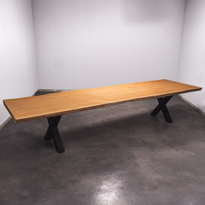 Baumscheiben Esstisch Sipo  - 415 x 120 x 7 cm