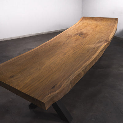 Baumscheiben Esstisch Tali  - 425 x 110 x 7 cm