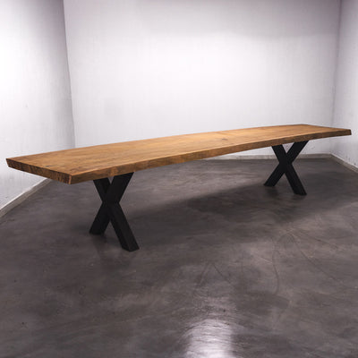 Baumscheiben Esstisch Tali  - 390 x 110 x 7 cm