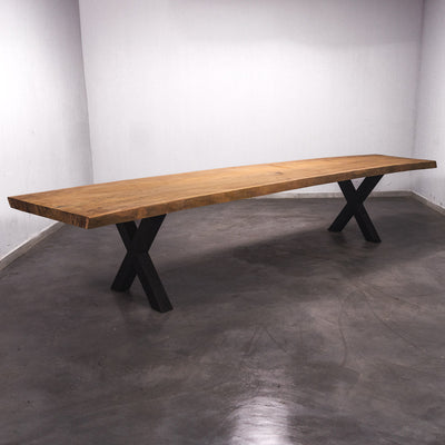 Baumscheiben Gartentisch Tali  - 390 x 110 x 7 cm