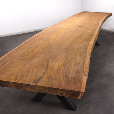 Baumscheiben Esstisch Tali  - 390 x 110 x 7 cm