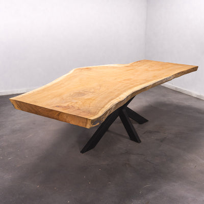 Baumscheiben Esstisch Doussie  - 260 x 105 x 7 cm