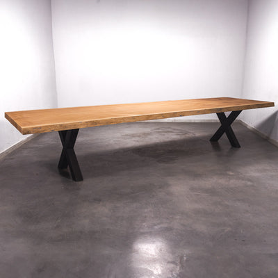 Baumscheiben Esstisch Sapelli - 435 x 130 x 7 cm