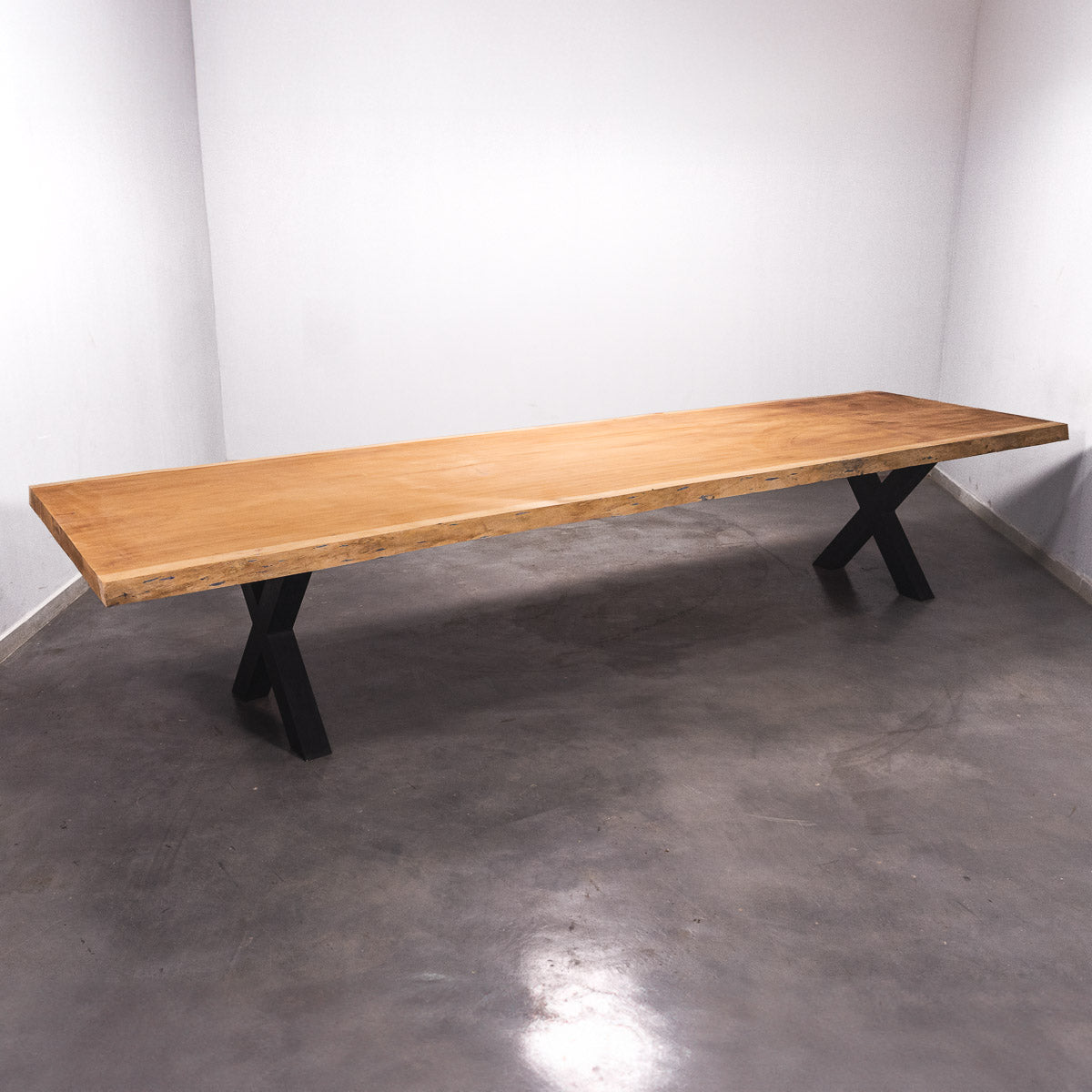 Baumscheiben Esstisch Sapelli - 435 x 130 x 7 cm