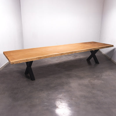 Baumscheiben Esstisch Sapelli - 435 x 130 x 7 cm